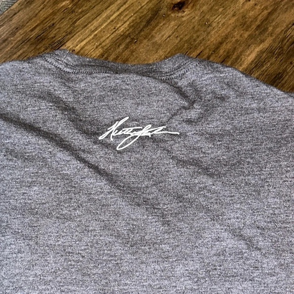 HEATHER LAND AUTHOR COMEDIAN SINGER ~ I AIN’T DOIN IT GRAY TOUR TSHIRT SIZE MED - Picture 6 of 6